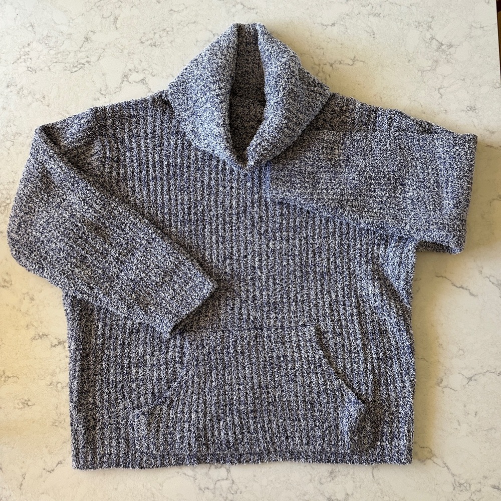 Softies Women's Ultra Soft Marshmallow Slouch Turtleneck Navy Size L/XL
